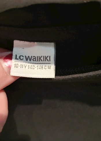 Siyah Uzun Kollu Crop Top .etek.kiz cocuguna - Görsel 2