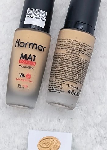 Flormar Mat Touch M302 Golden Sand Fondöten