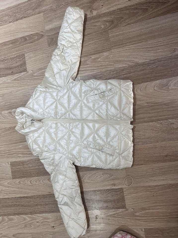 Düğmeli Beyaz Kadın Midi Ceket zara - Görsel 2