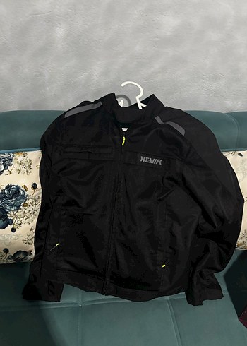 HEVIK Erkek Siyah Biker Ceket - Görsel 2