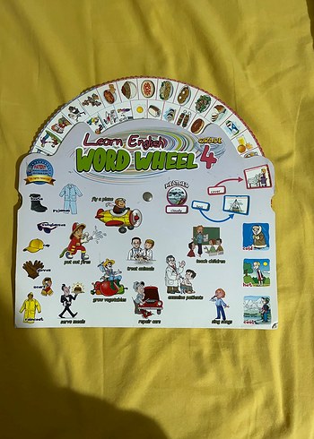 Diğer Renkli İngilizce Öğrenme Kelime Çarkı