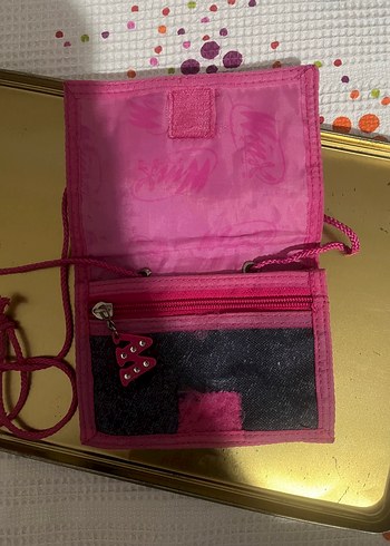  Beden pembe Renk Winxli kız çantası