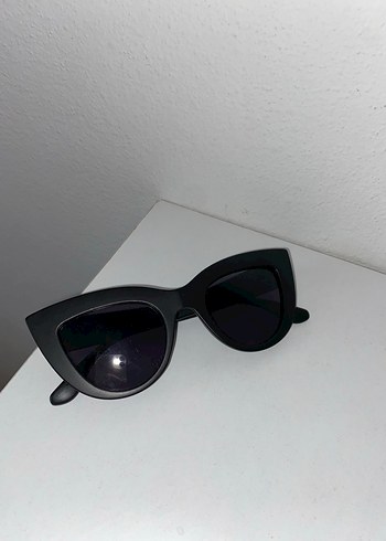 Siyah Minimalist Gotik Kadın Gözlüğü