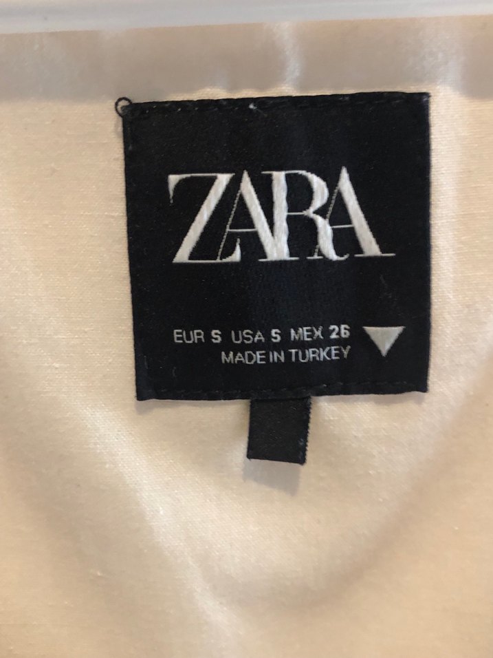 Kadın Keten Düğmeli Beyaz Yelek - Görsel 3