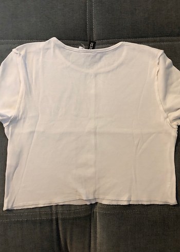 BeyaZ Kısa Kollu Basic Tişört - Görsel 2