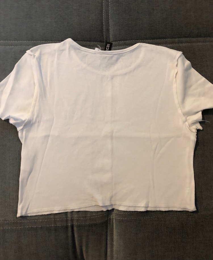 BeyaZ Kısa Kollu Basic  Tişört - Görsel 2