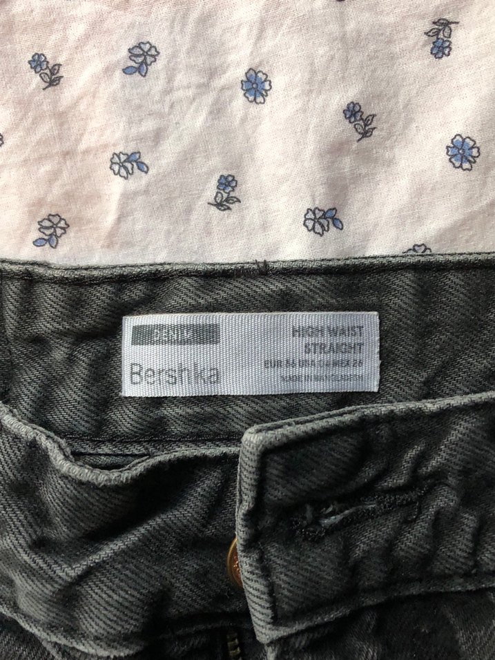 Kadın Siyah Bol Kesim Midi Kot Pantolon - Görsel 4