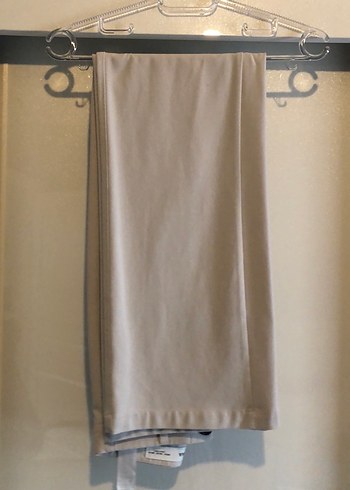 Bej (taş rengi) Midi Kadın Kumaş Pantolon - Görsel 2