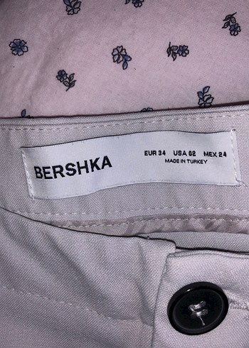 Bej (taş rengi) Midi Kadın Kumaş Pantolon - Görsel 3