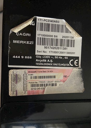 Siyah Grundig Bilgisayar Monitörü - Görsel 4