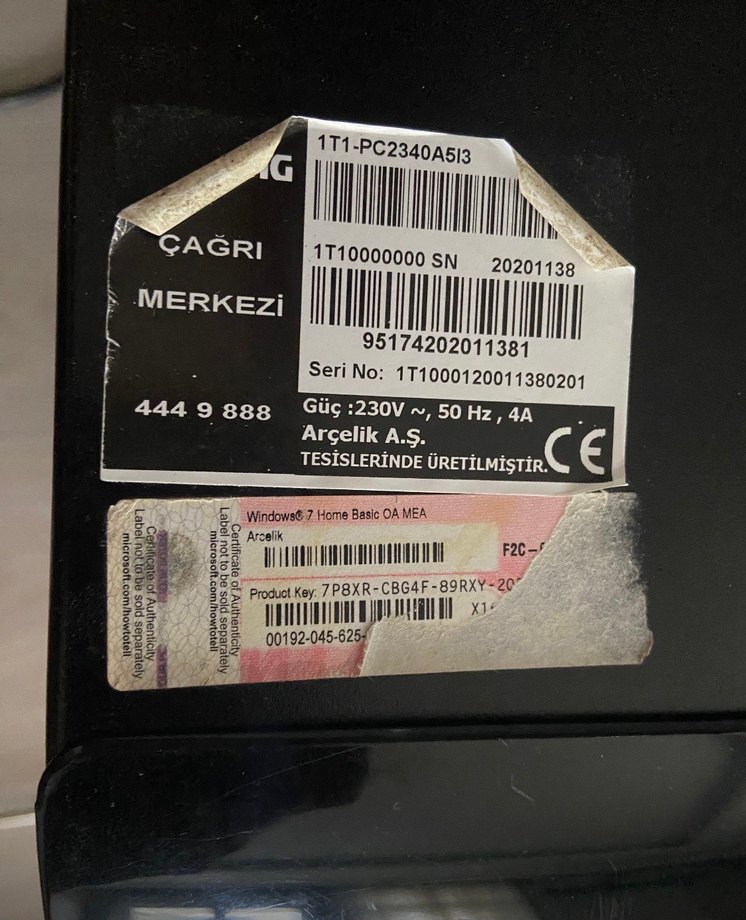 Siyah Grundig Bilgisayar Monitörü - Görsel 4