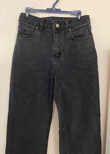 Diğer Gri Kadın Denim Regular Fit Pantolon