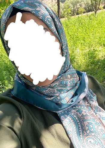Drapeli Yeşil Bohem Kadın Şalı