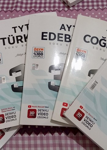 TYT Türkçe, Edebiyat, coğrafya,din kültürü Soru Bankası