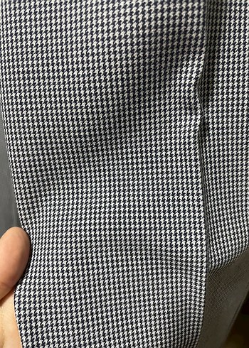 Zara Gri Pilili Kadın Kumaş Pantolon