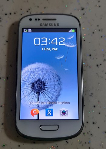 Samsung Koleksiyonluk Kusursuzlukta Samsung Galaxy S3 Mini Mermer Beyaz