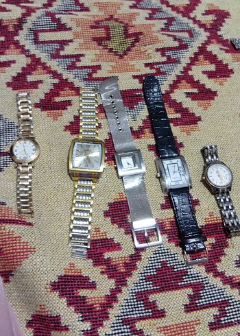 Renkli Vintage Kadın Kol Saati