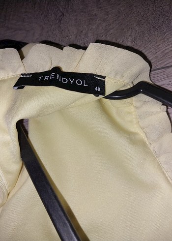 Sarı Midi Bohem Robalı Kadın Elbise - Görsel 2