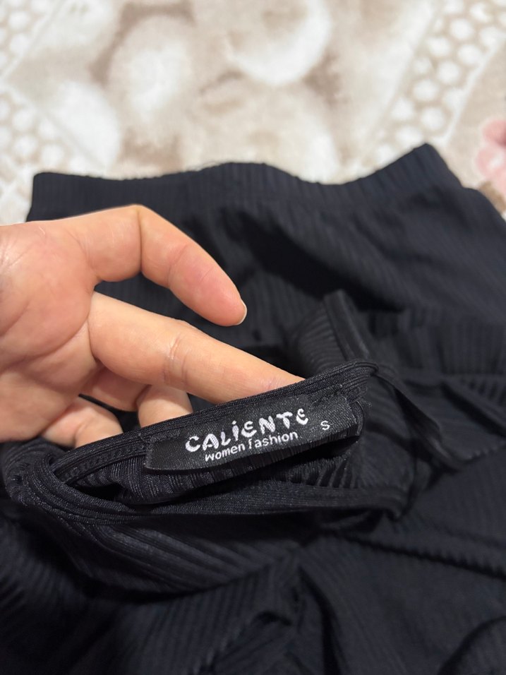 Siyah Mini Kadın Pijama Takımı - Görsel 4