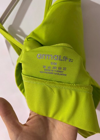 Yeşil Mini Spor Büstiyer - Görsel 3