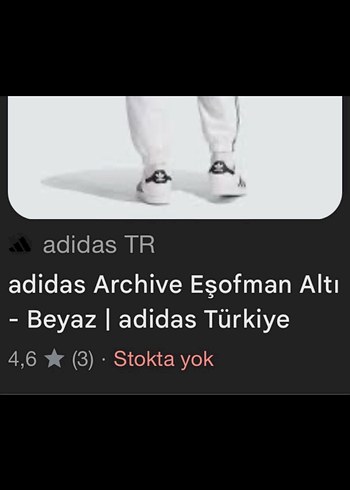 Adidas Adidas orijinal eşofman altı