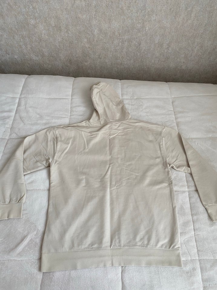 Kapüşonlu, Fermuarlı Bej Erkek Çocuk Sweatshirt - Görsel 2