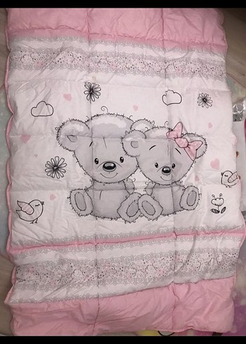 Özdilek Beyaz Pastel Desenli Çocuk Yorgan