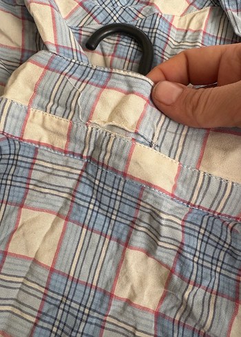 Düğmeli Ekoseli Uzun Kollu Kadın Gömlek - Görsel 5