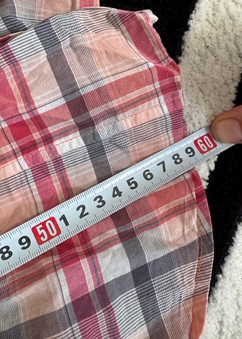 Pembe Kareli Uzun Kollu Gömlek - Görsel 5