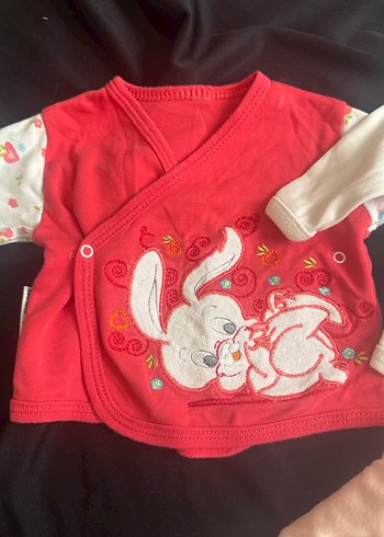 Uzun Kollu Pembe Bebek Kıyafet Takımı - Görsel 2