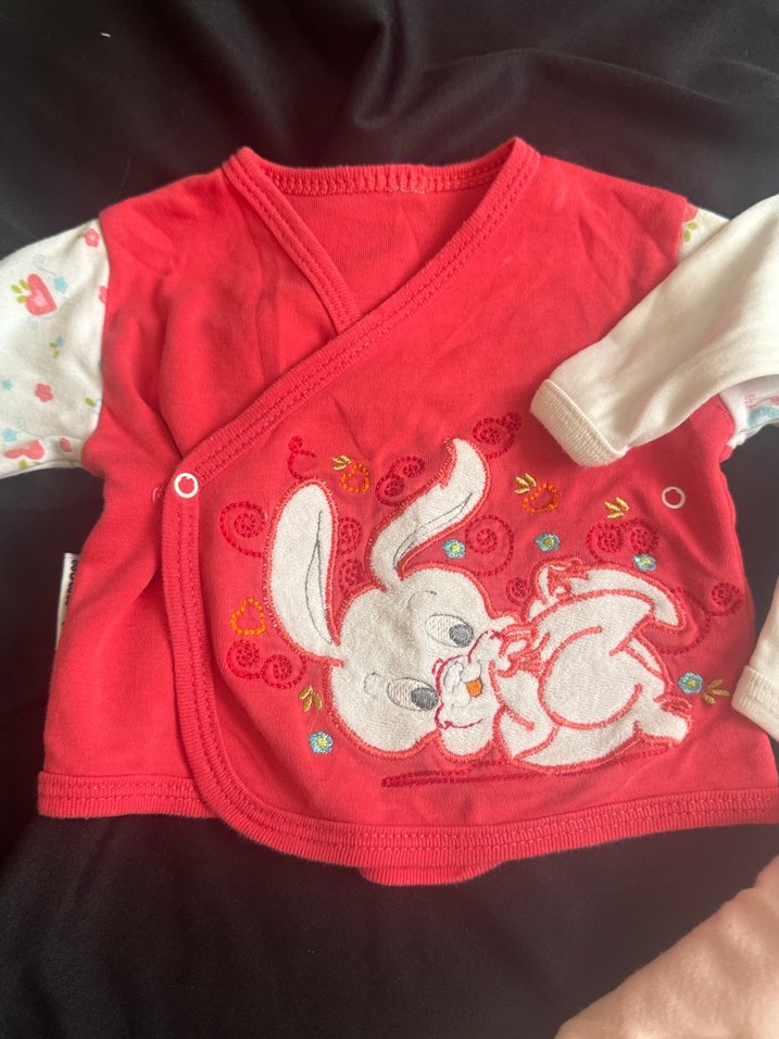 Uzun Kollu Pembe Bebek Kıyafet Takımı - Görsel 2