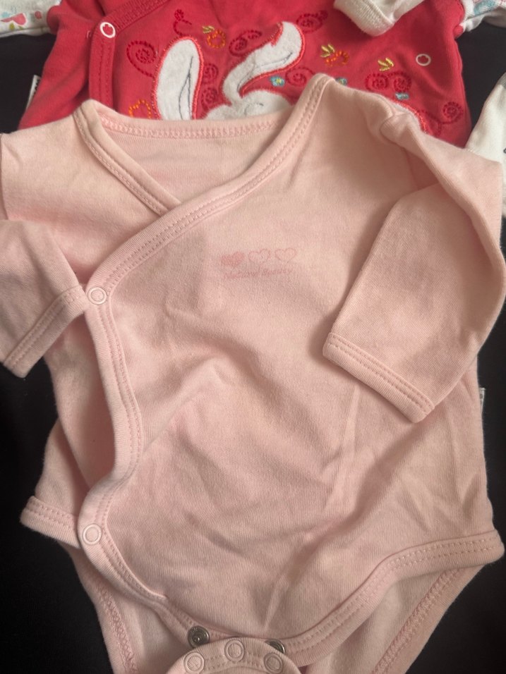 Uzun Kollu Pembe Bebek Kıyafet Takımı - Görsel 5