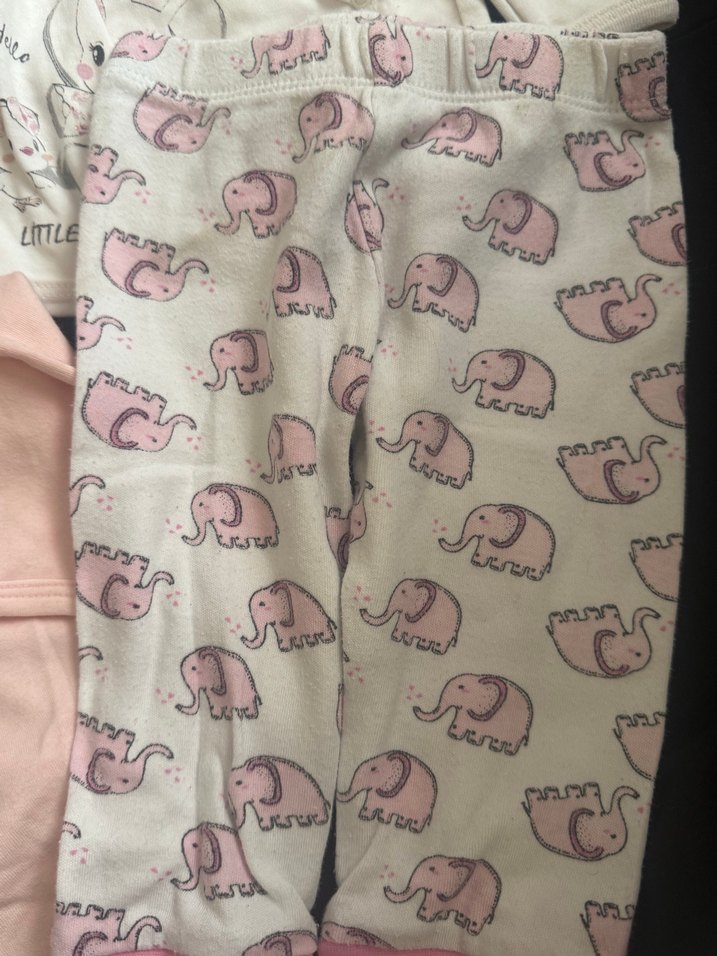 Uzun Kollu Pembe Bebek Kıyafet Takımı - Görsel 3