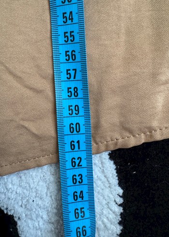 Bej Düğmeli Keten Kadın Gömlek - Görsel 5