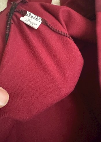 Bordo Kadın Spor Tayt Midi Boy - Görsel 3