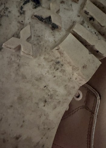 Bej Deri Kadın Dolgu Topuklu Bağcıklı Bot - Görsel 4