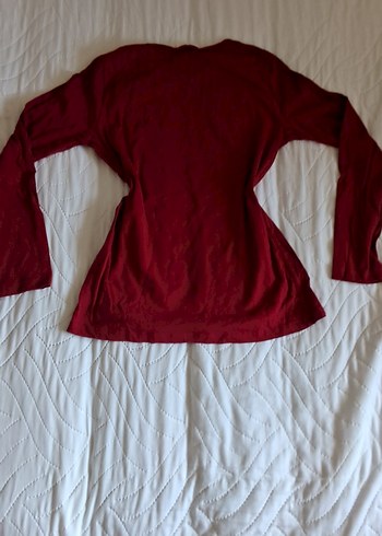 10 Yaş Beden Bordo Uzun Kollu Kız Tişörtü