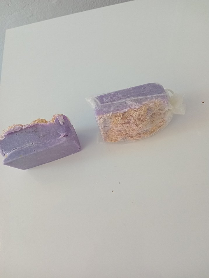 Doğal Lifli Lavanta Sabunu - Görsel 5
