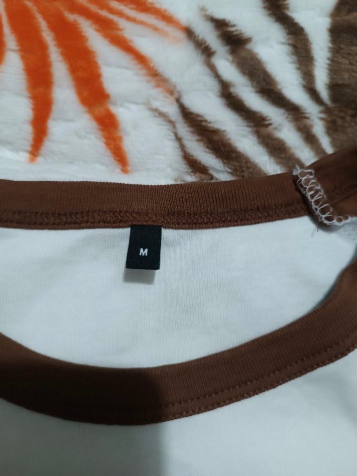 Trendyolmilla Kahverengi Baskılı Crop Tişört - Görsel 5