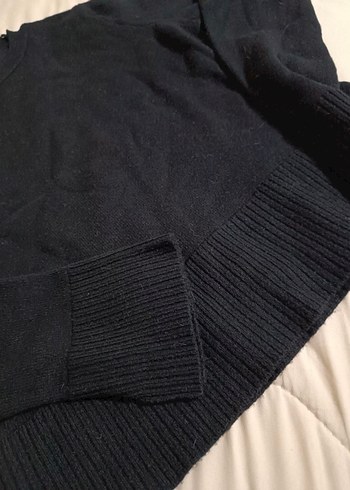 Defacto Siyah Triko Kazak - Görsel 3