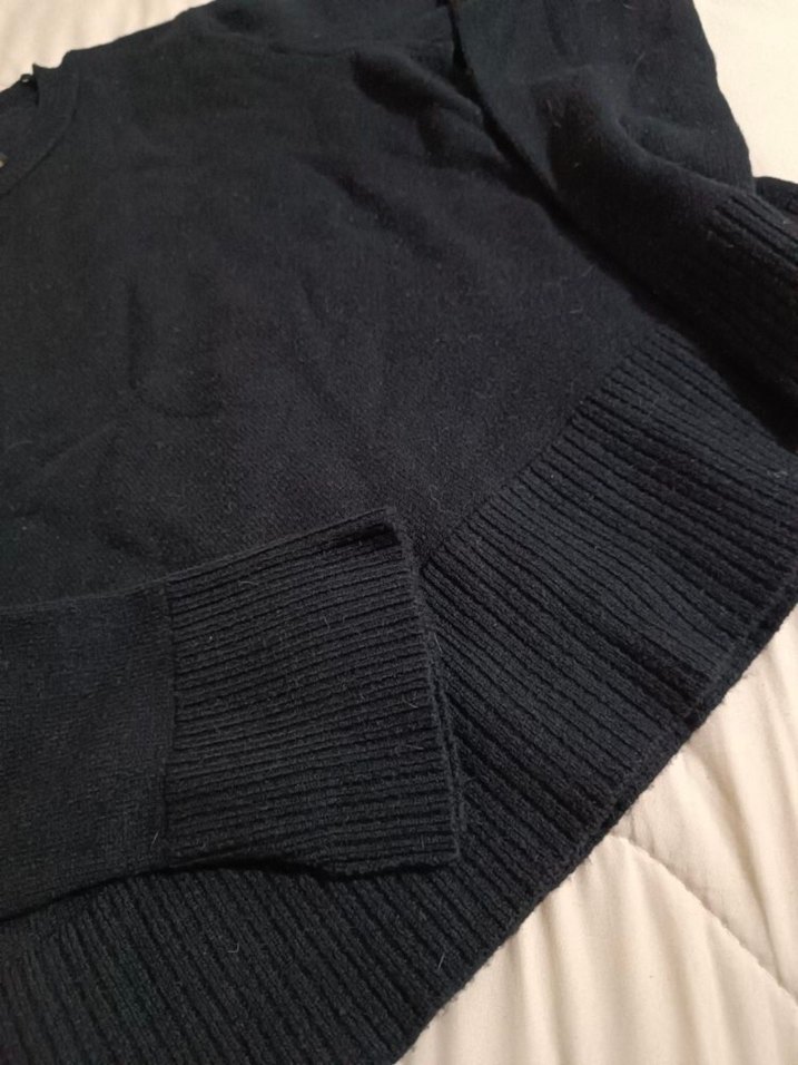 Defacto Siyah Triko Kazak - Görsel 3