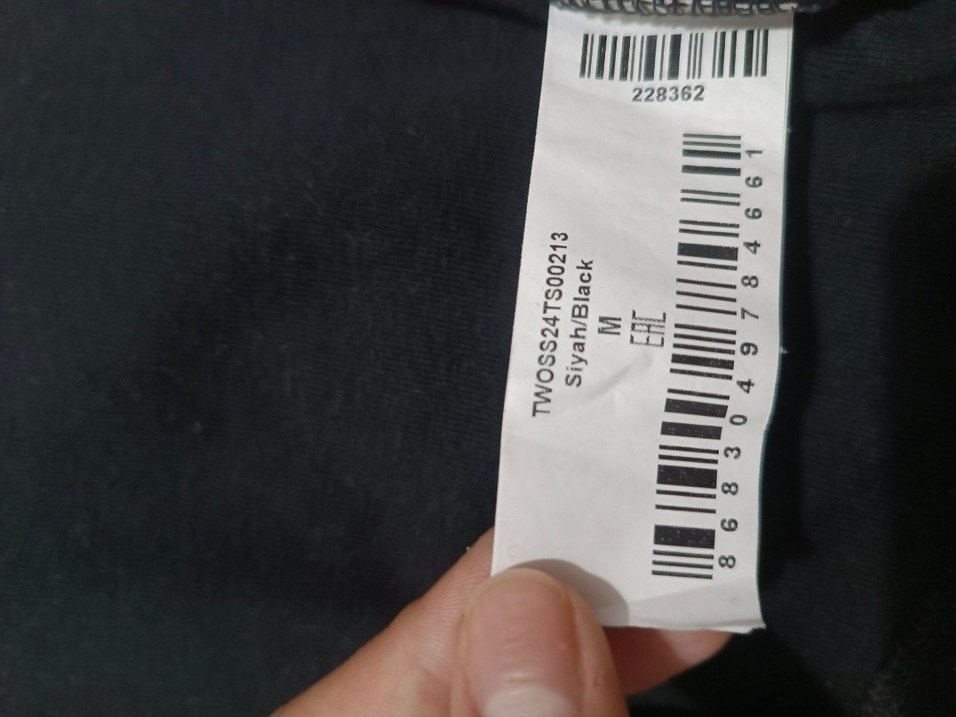 Trendyolmilla Siyah Baskılı Crop - Görsel 4