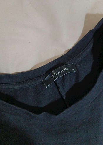 Trendyolmilla Günlük Siyah Elbise - Görsel 2