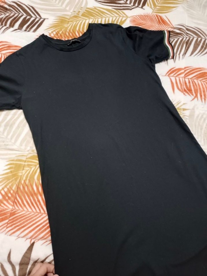 Trendyolmilla Günlük Siyah Elbise - Görsel 4