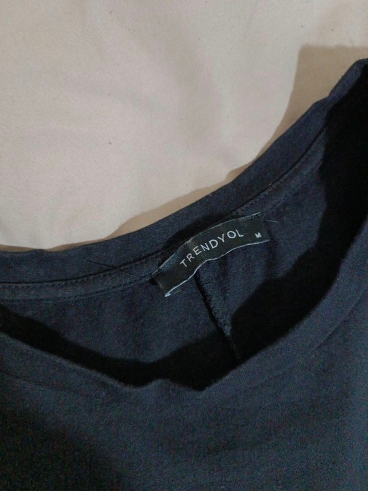 Trendyolmilla Günlük Siyah Elbise - Görsel 2