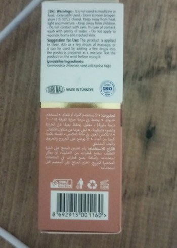 Karden Jojoba Yağı 20 ml Cilt Bakımı - Görsel 4