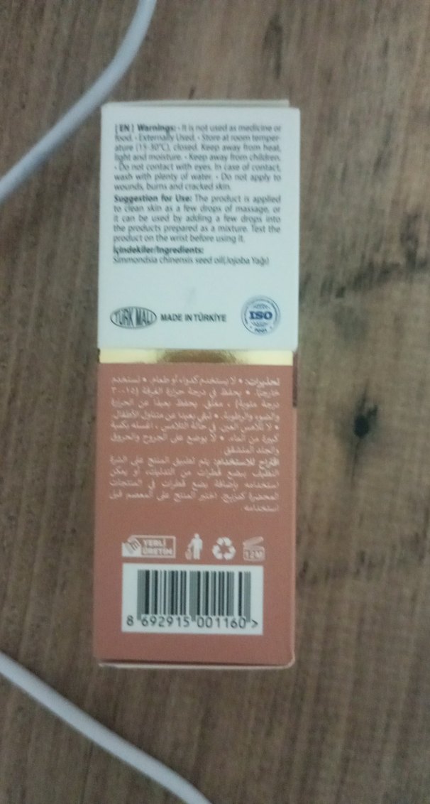 Karden Jojoba Yağı 20 ml Cilt Bakımı - Görsel 4