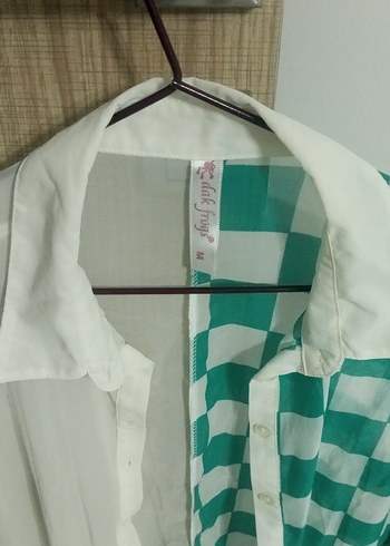 Uzun Kollu Beyaz Şeffaf Bohem Gömlek - Görsel 2