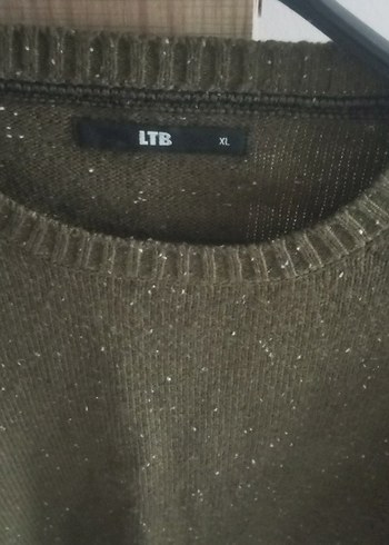 Kadın Gri Örgü Yün Kazak - Görsel 5