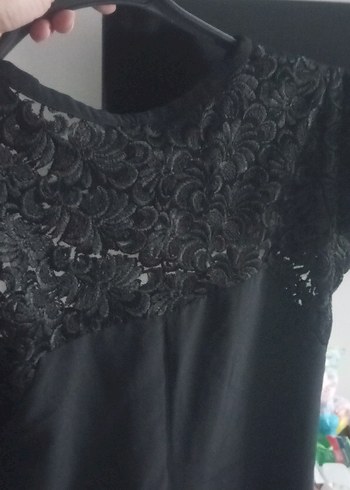 Siyah Drapeli V Yakalı Uzun Abiye Elbise - Görsel 5